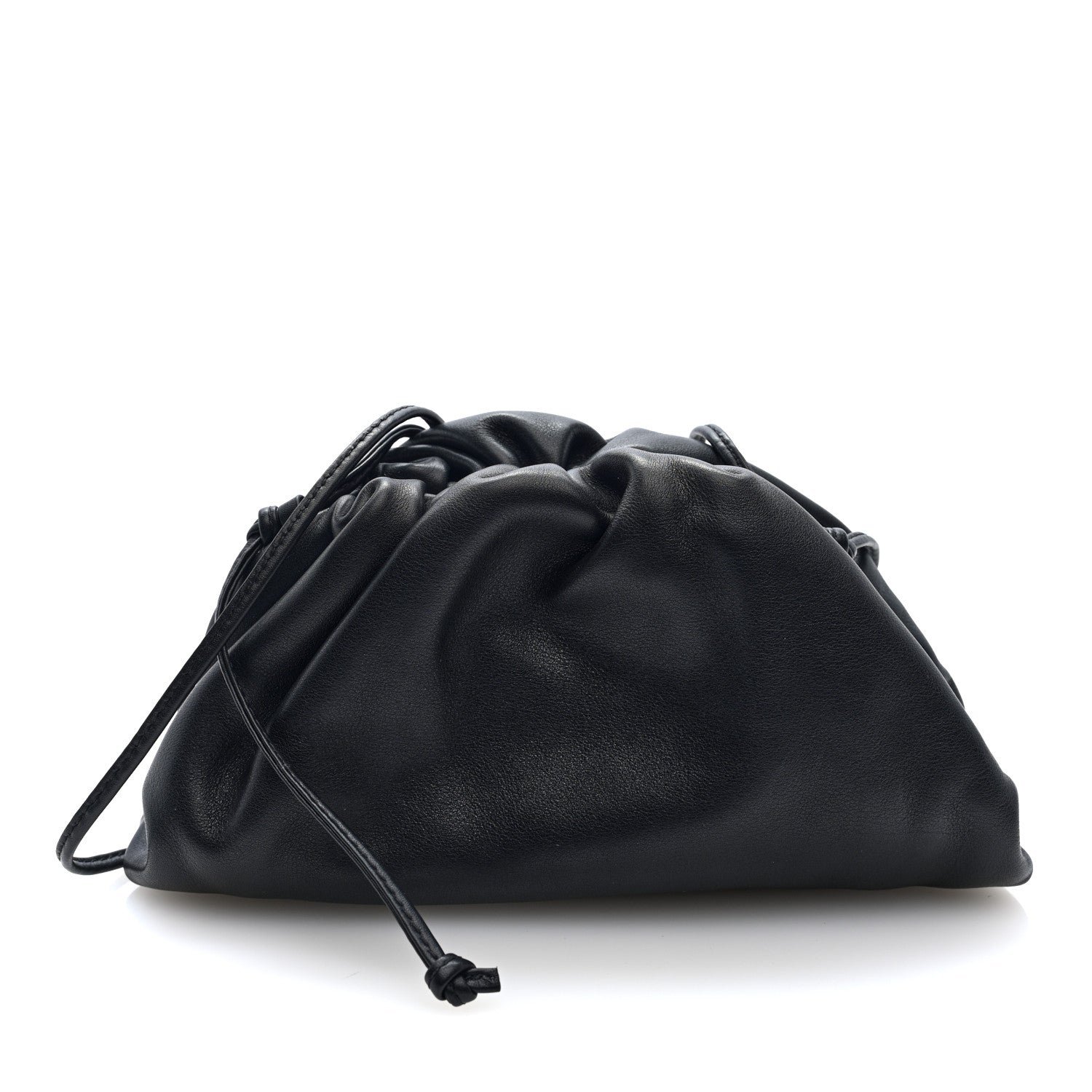 Bottega Veneta Butter Calfskin The Mini Pouch Black