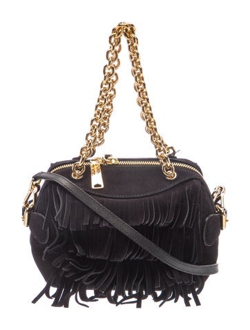 Burberry Suede Crossbody Bag
