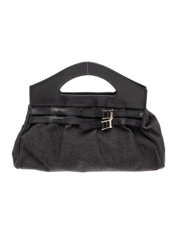 Chloe Leather Top Handle Bag