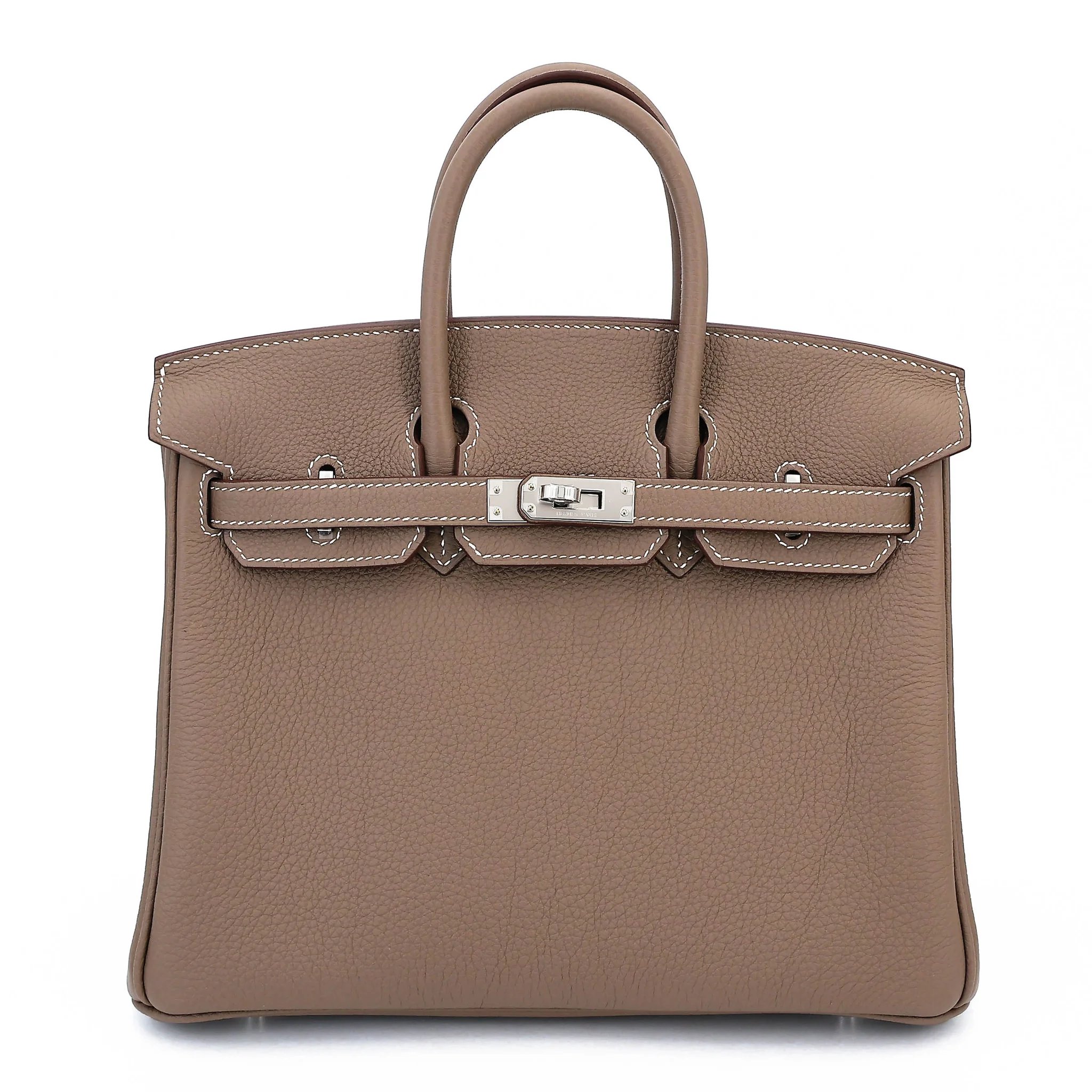 Brand New ( Rank N ) HERMÈS Birkin 25 Etoupe (18) Togo Palladium hardware G (2026)