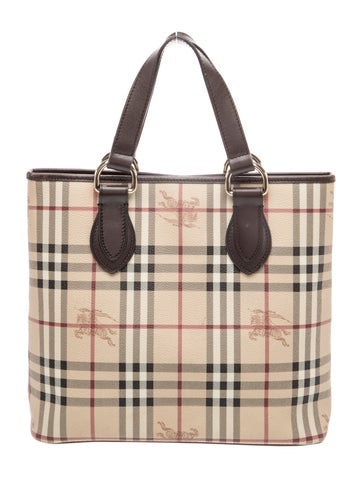 Haymarket Check Top Handle Bag