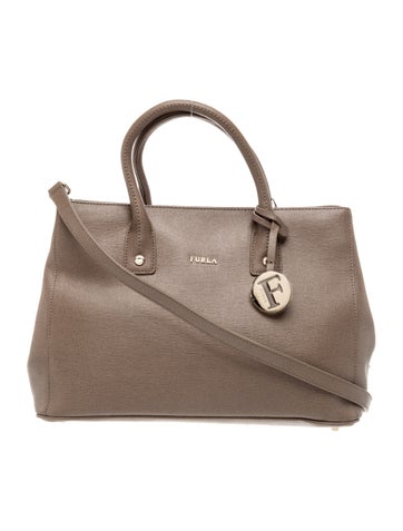 Leather Top Handle Bag