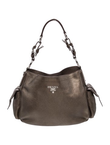 Vitello Daino Leather Shoulder Bag