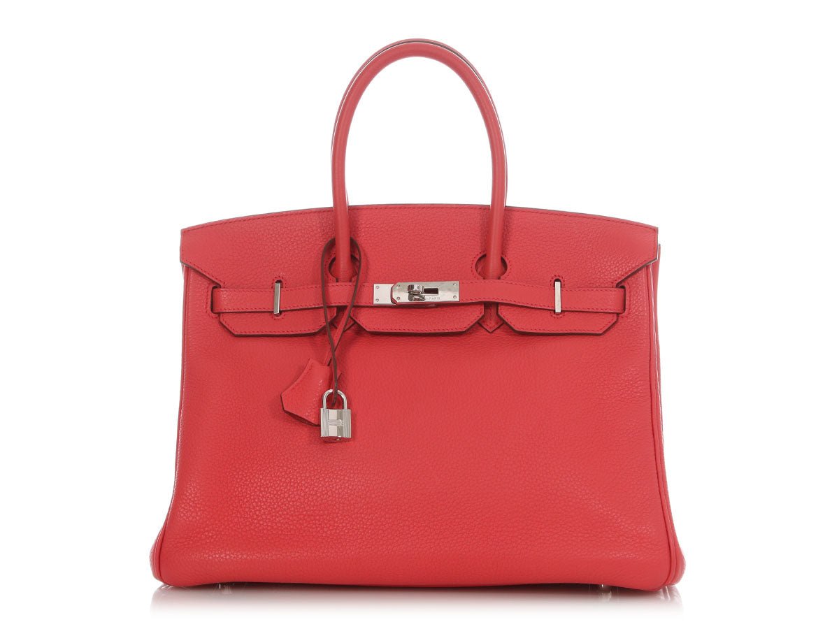 Hermes Hermès Rose Texas Togo Birkin 35