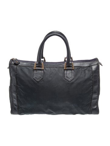 Diorissimo Logo Jacquard Boston Bag