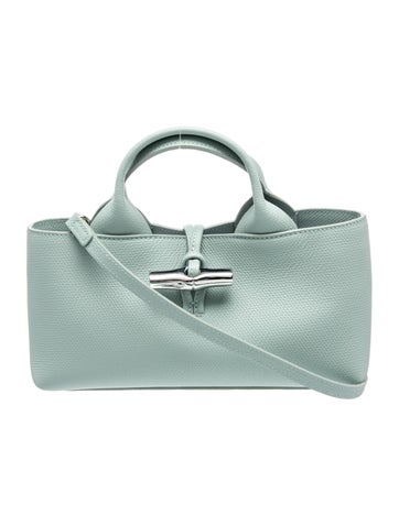 Longchamp Leather Top Handle Bag