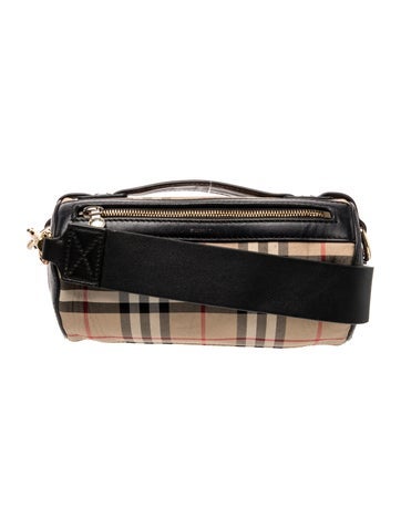 House Check Crossbody Bag Vintage