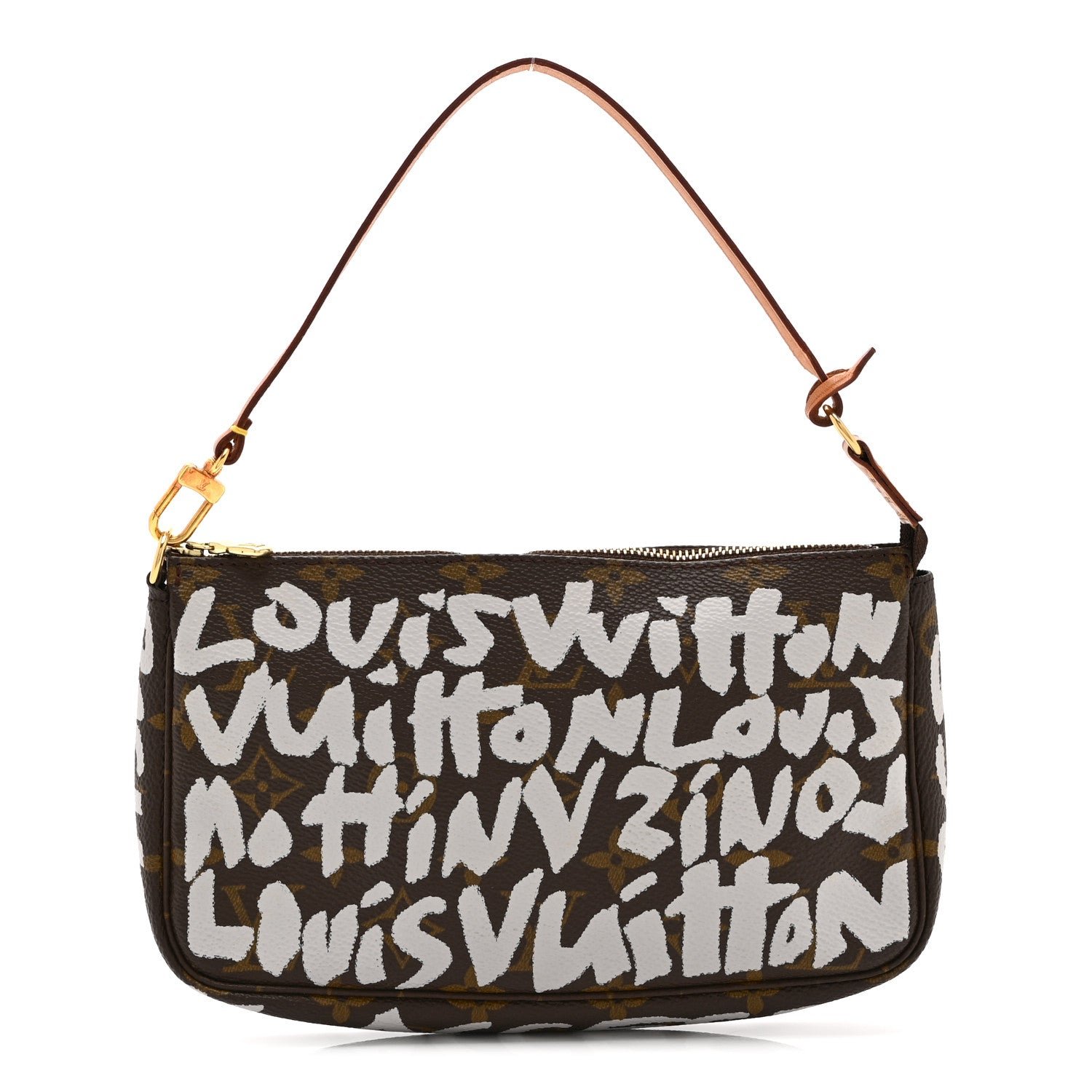 Louis Vuitton Monogram Graffiti Pochette Accessories Silver