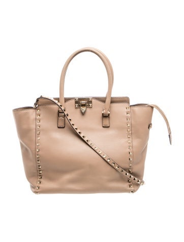 Rockstud Top Handle Bag