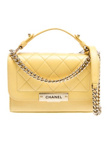 Small Label Click Flap Bag