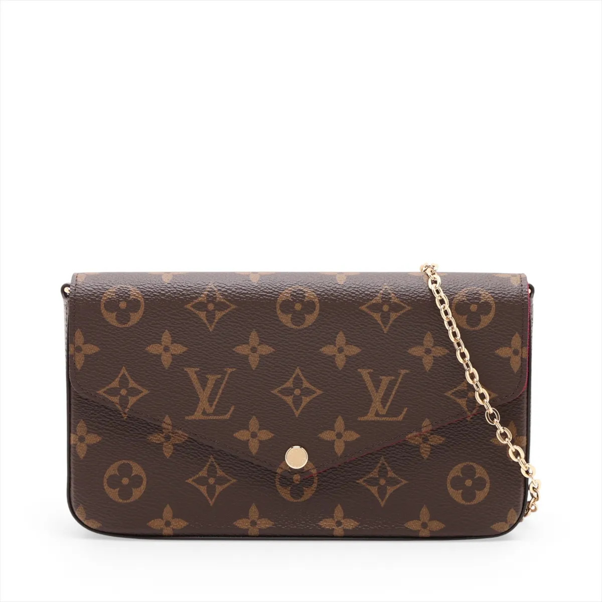 Louis Vuitton Monogram Pochette Felicie M81896 Brown There was an RFID response