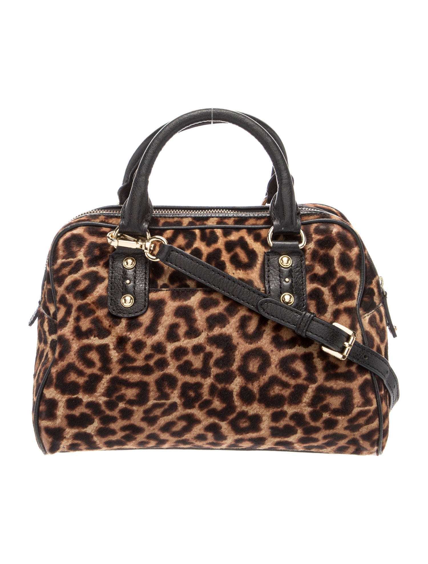Calf Hair Top Handle Bag