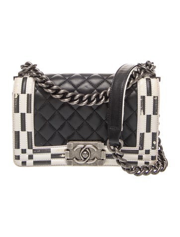 Small Checkerboard Boy Bag
