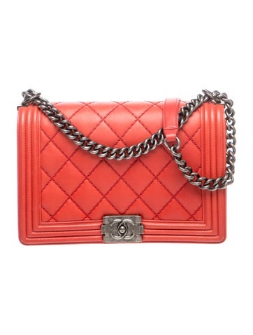 Large Double Stitch Boy Bag