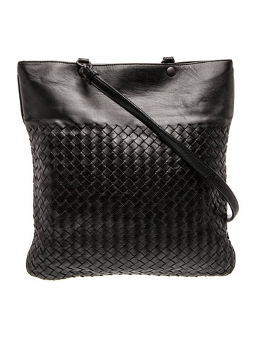Intrecciato Leather Tote Bag