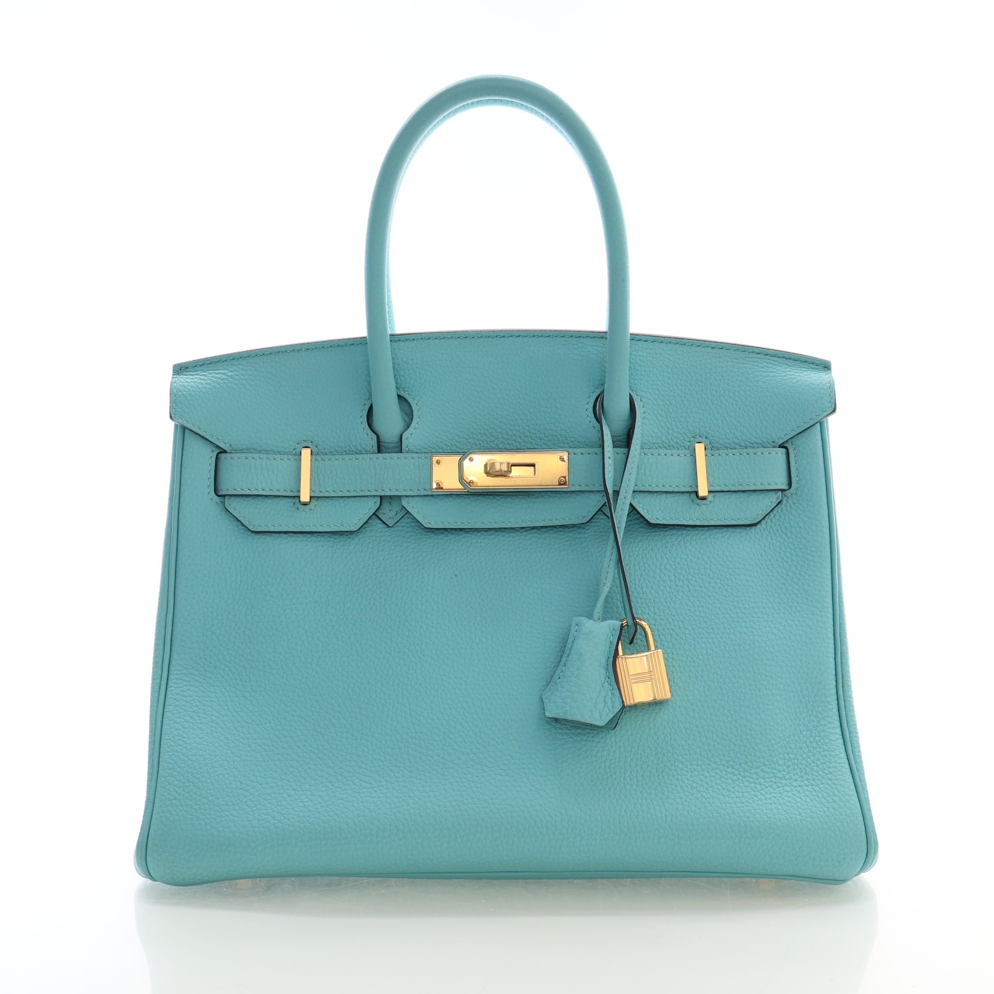 Hermes Bleu Atoll Togo Birkin 30