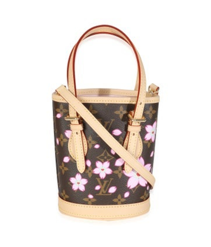 Louis Vuitton Vuitton X Takashi Murakami Cherry Blossom Nano Bucket W Tags