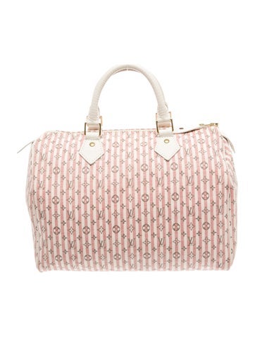 Monogram Mini Lin Croisette Speedy 30