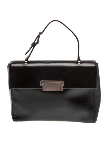 Leather Top Handle Bag