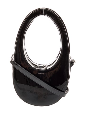 Patent Leather Top Handle Bag