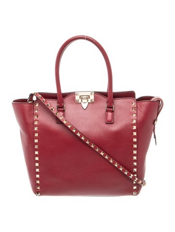 Rockstud Top Handle Bag