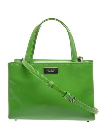 Patent Leather Top Handle Bag