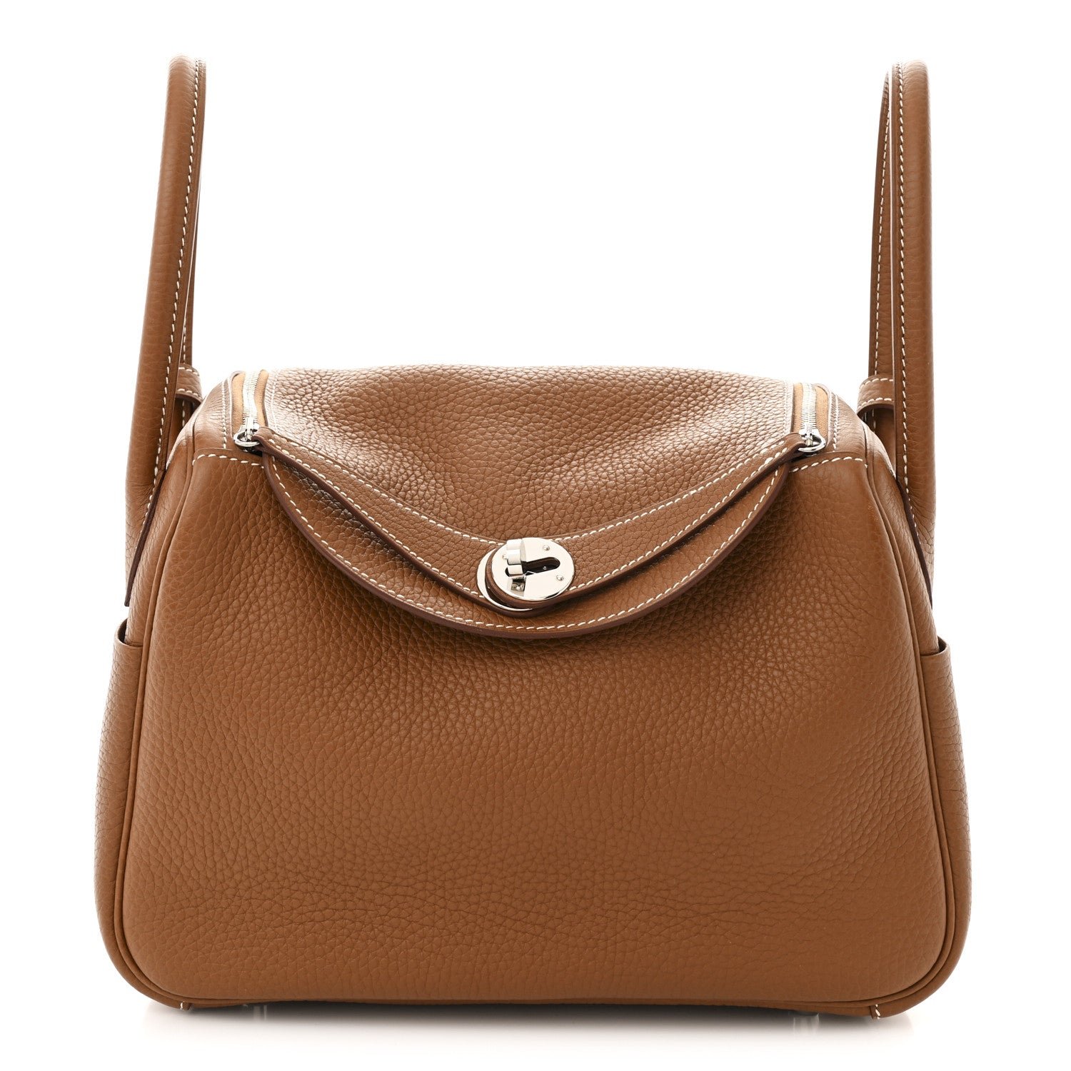 Hermes Taurillon Clemence Lindy 26 Gold