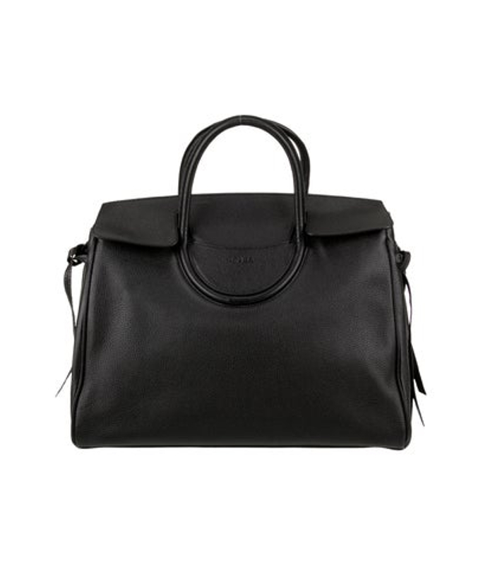 Staud Leather Top Handle Bag