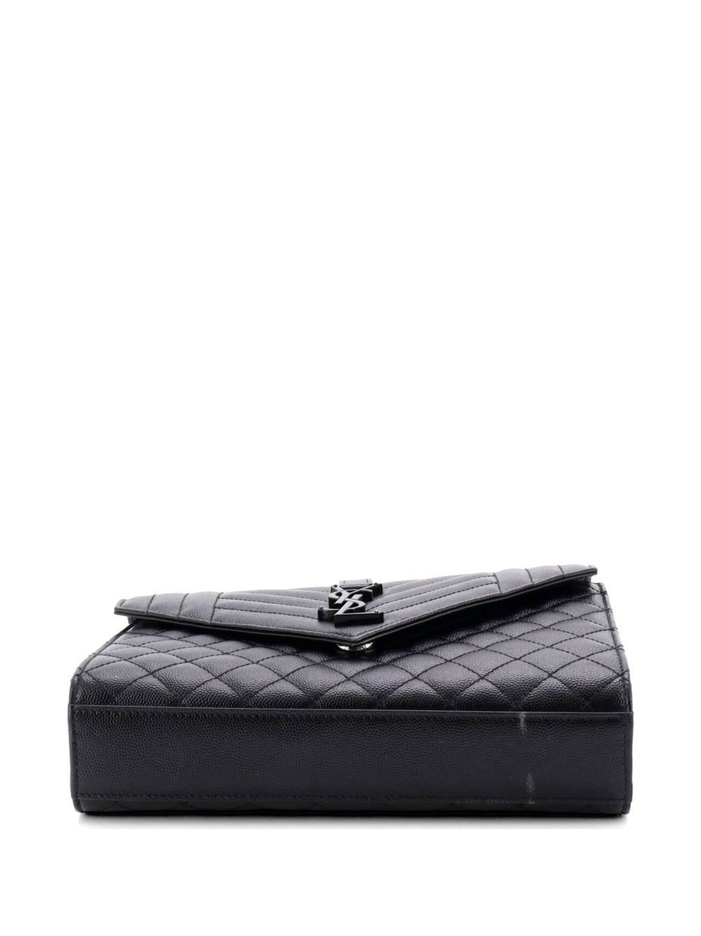 Classic Monogram Envelope Satchel Mixed Matelasse Leather Medium shoulder bag