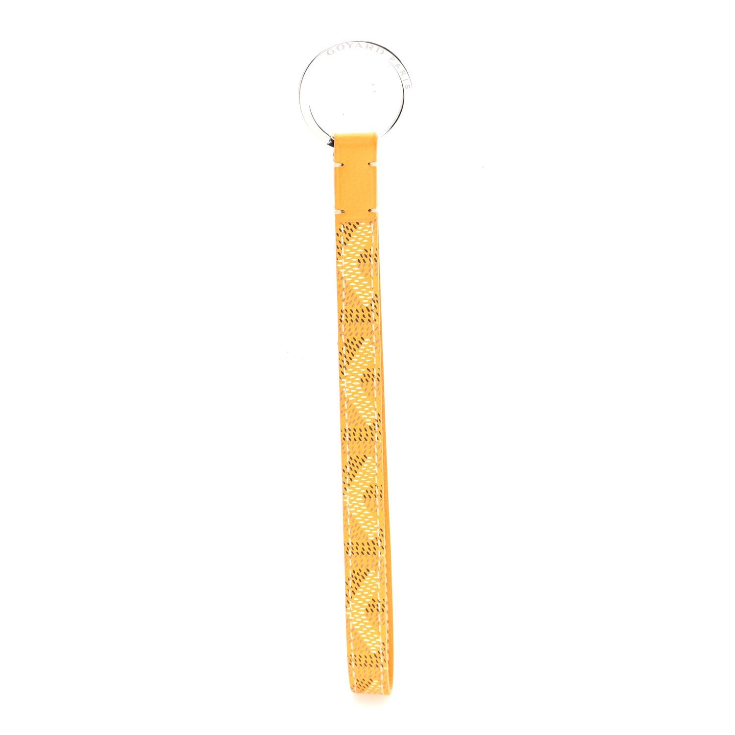 Goyard Goyardine Sesame Key Holder Yellow