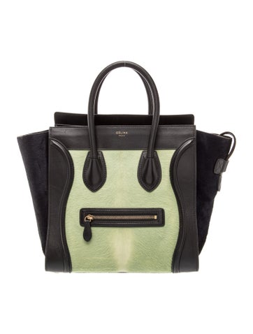 Leather Tri-Color Luggage Mini