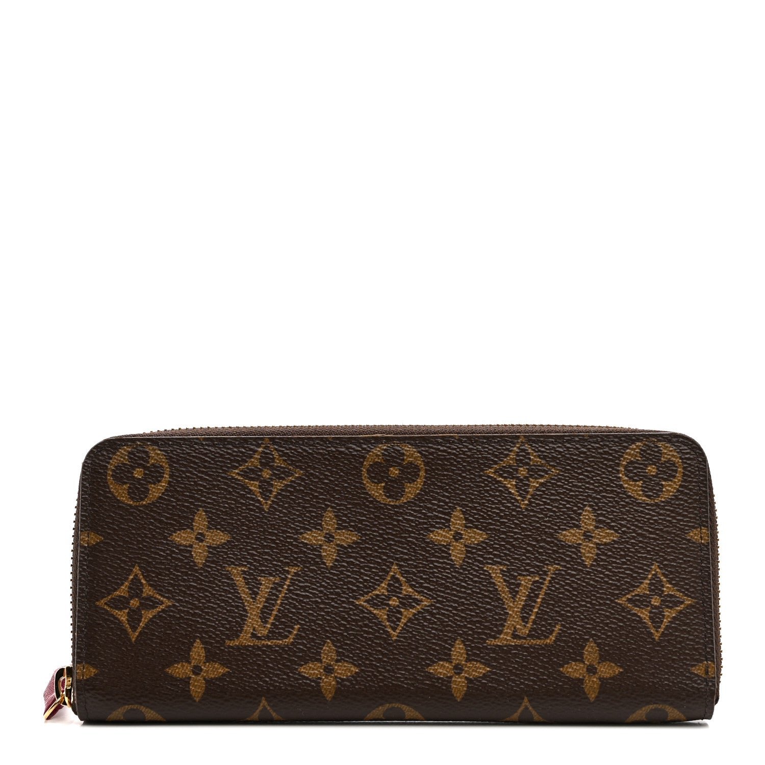 Louis Vuitton Monogram Clemence Wallet Fuchsia