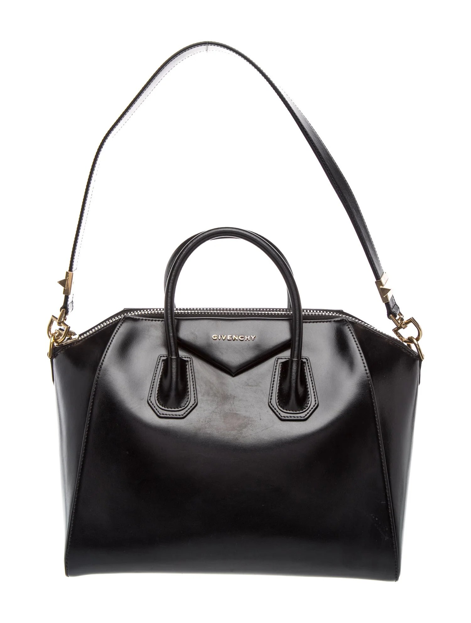 Leather Top Handle Bag