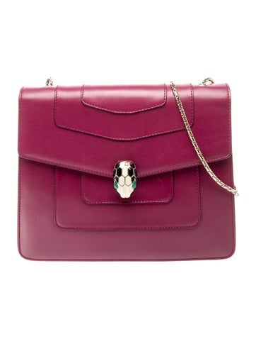 Leather Shoulder Bag Large