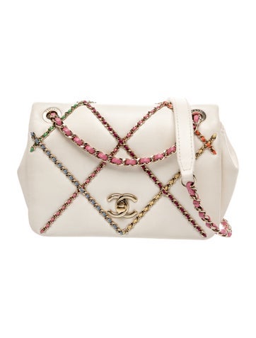 Small Entwined Chain Flap Bag