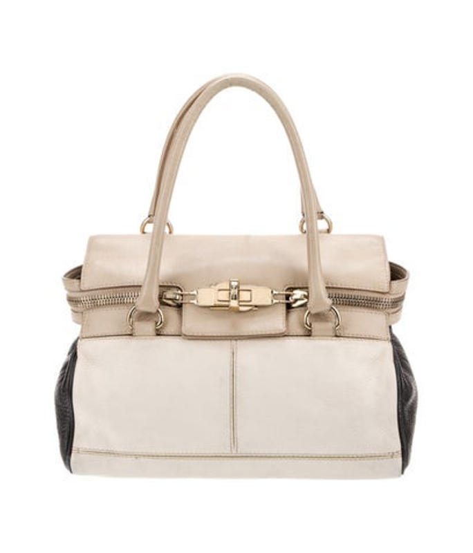 Max Mara Mara Leather Top Handle Bag