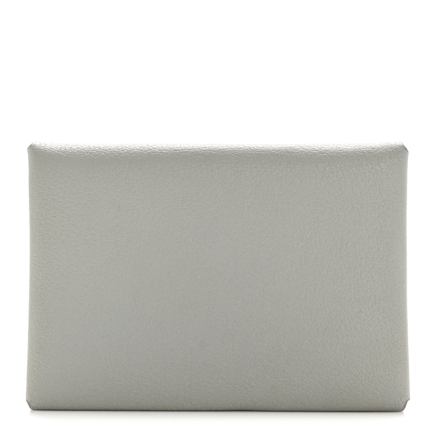 Hermes Evercolor Calvi Duo Card Case Gris Mouette