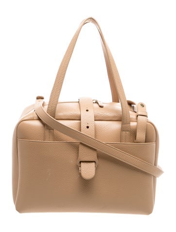 Leather Top Handle Bag