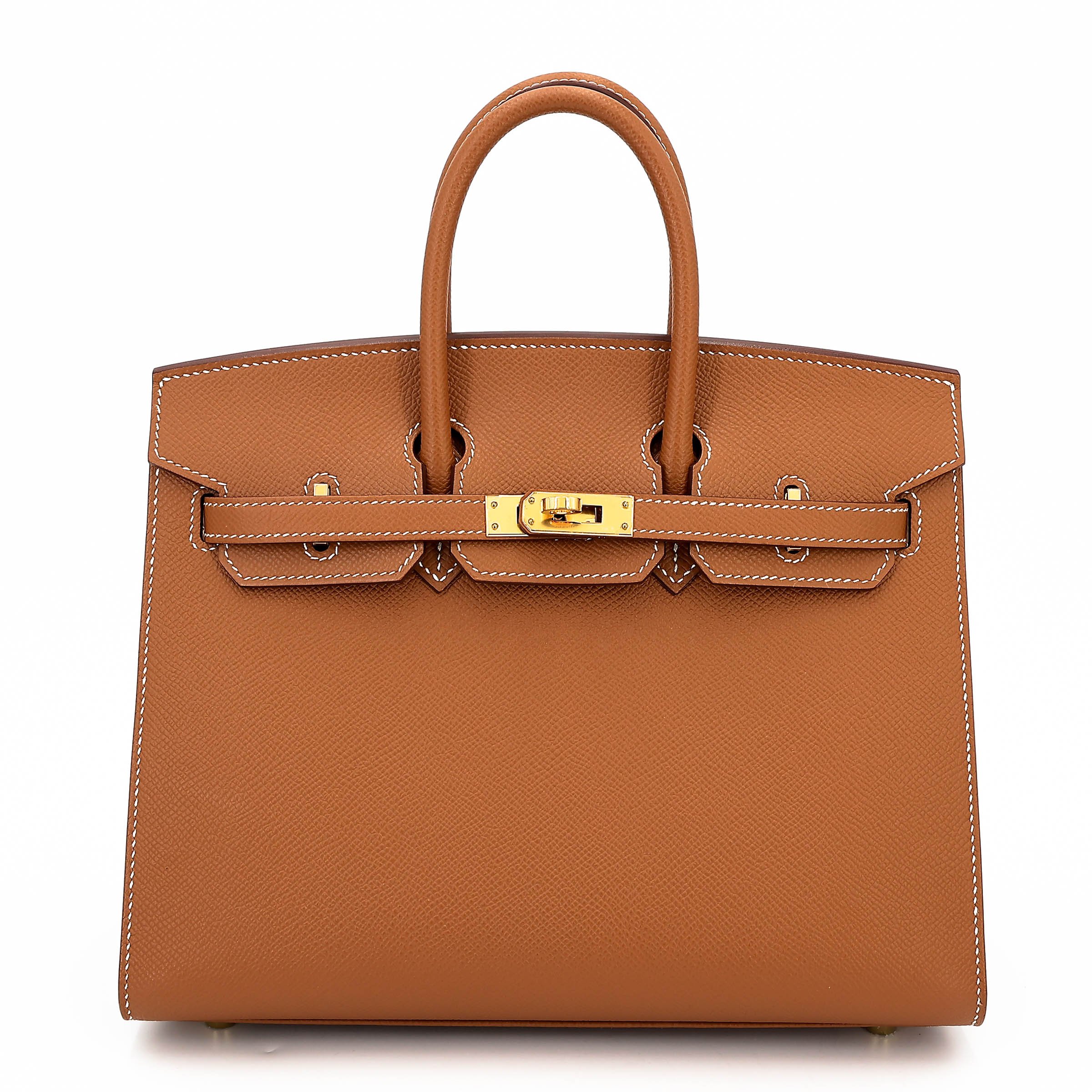 Excellent ( Rank SA ) HERMÈS Birkin 25 Sellier Gold (37) Epsom Gold hardware Z (2021)