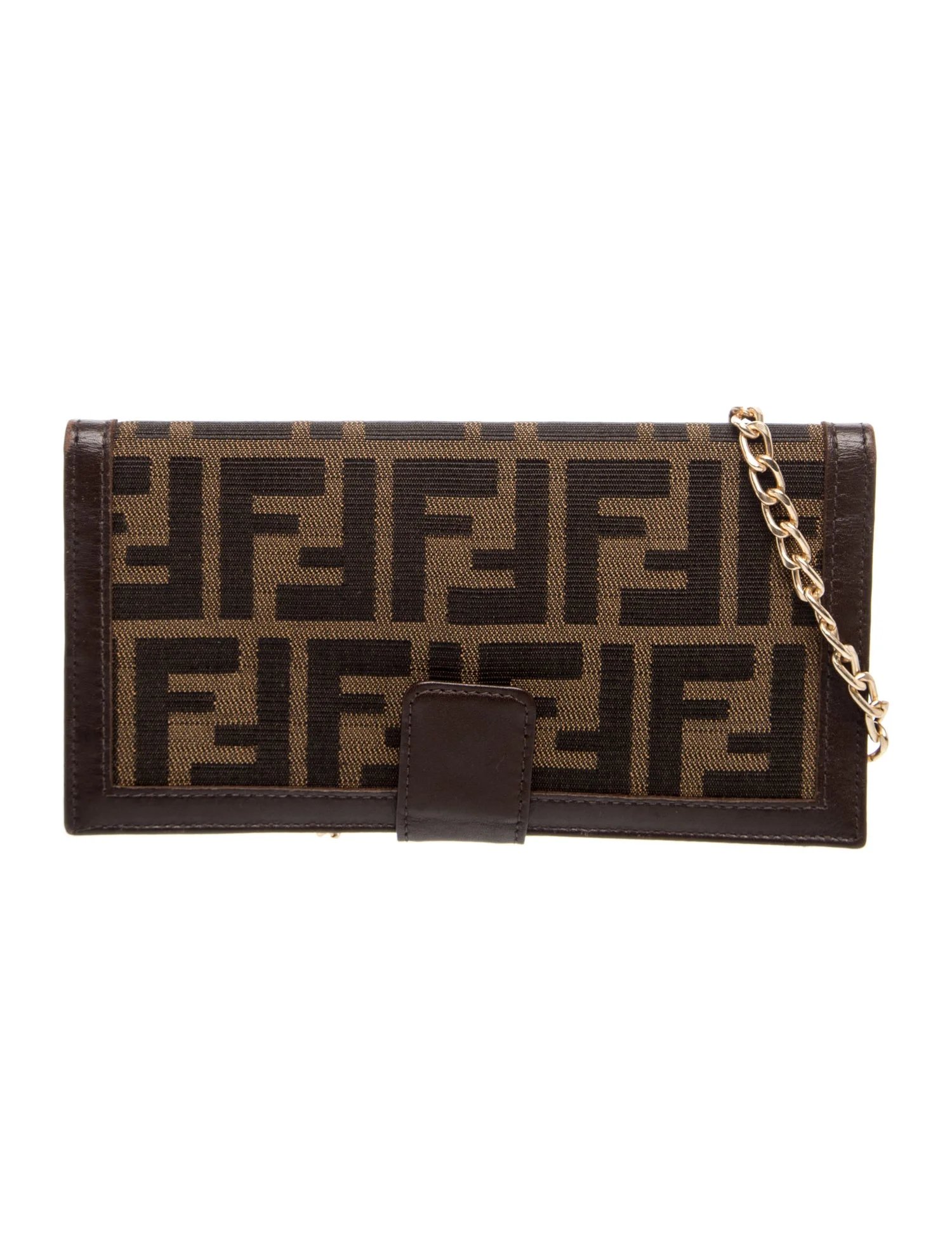 Zucca FF Zucca Monogram Wallet with Chain Mini