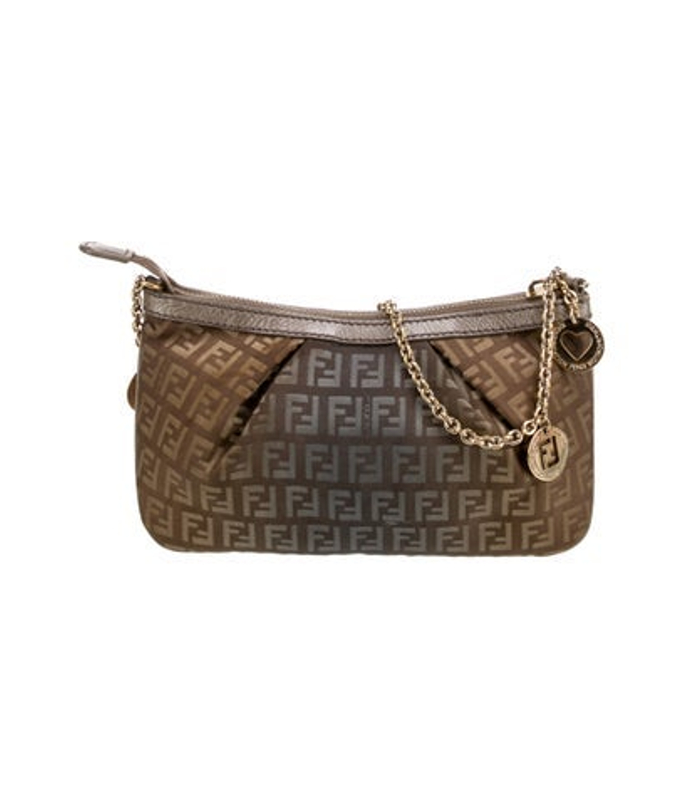 Fendi Zucchino Ff Pochette Vintage