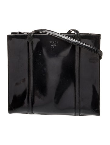 Patent Leather Shoulder Bag Vintage