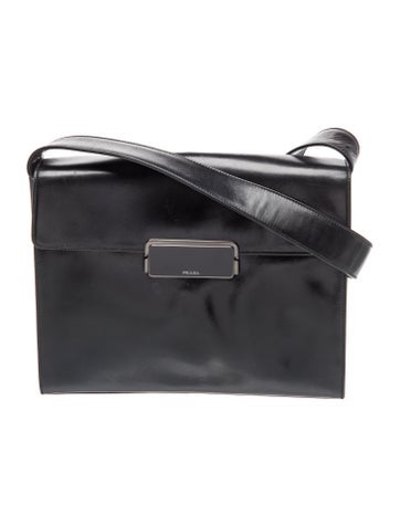 Vitello Leather Shoulder Bag Vintage