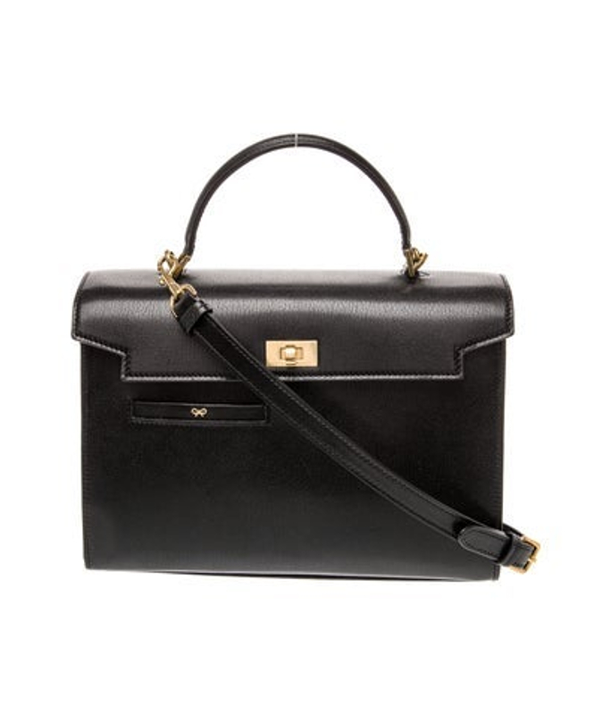 Anya Hindmarch Hindmarch Leather Top Handle Bag