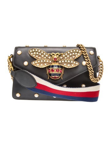Faux Pearl Shoulder Bag
