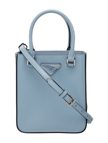 Enameled Metal Triangle Top Handle Bag