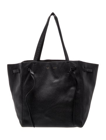 Leather Cabas Phantom w/Belt Large