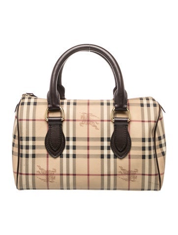 Haymarket Check Top Handle Bag