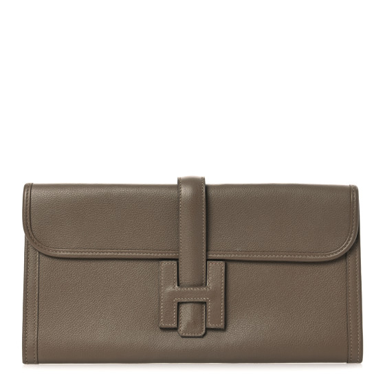 Hermes Evercolor Jige Elan 29 Clutch Beige De Weimar
