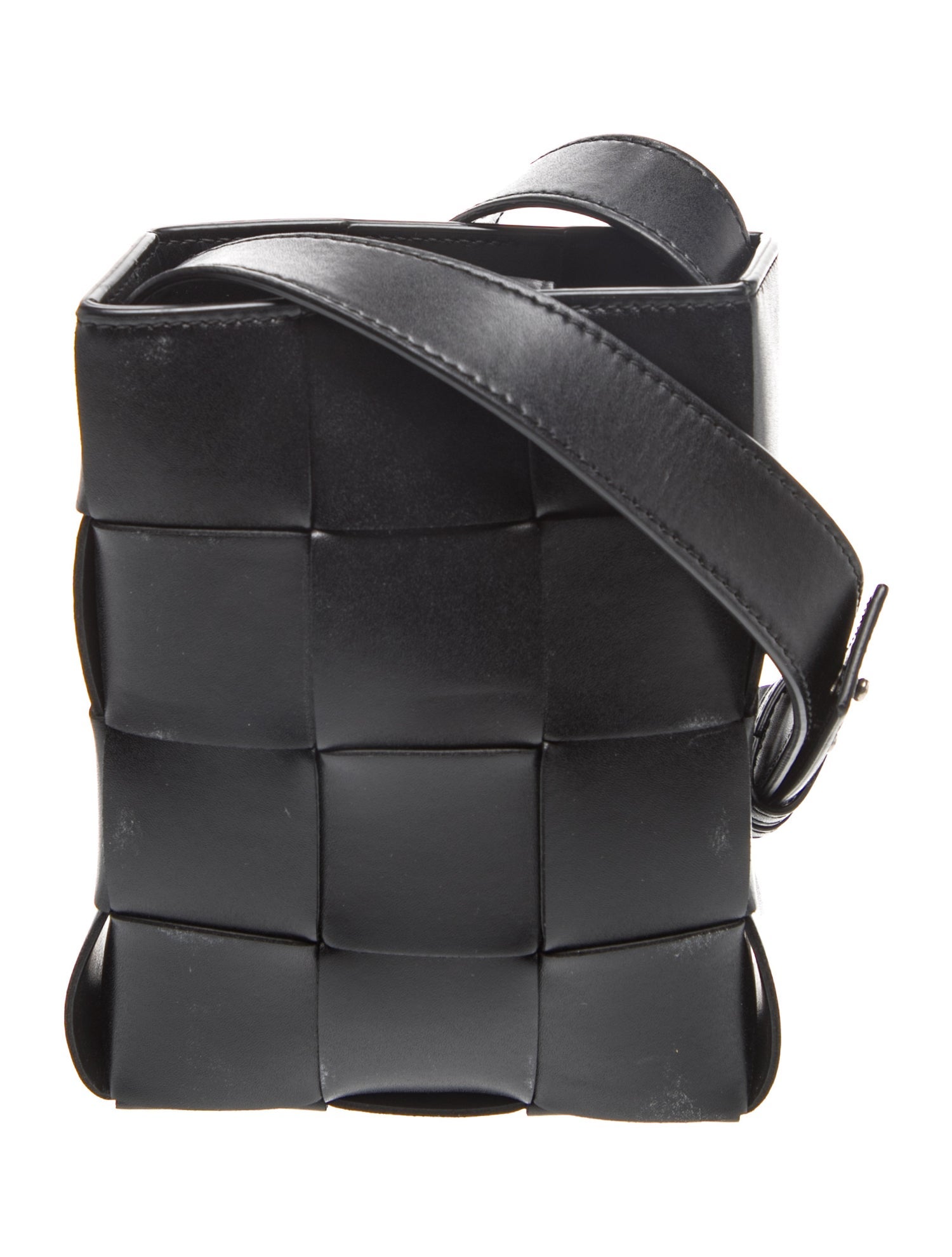 Leather Cassette Crossbody Bag